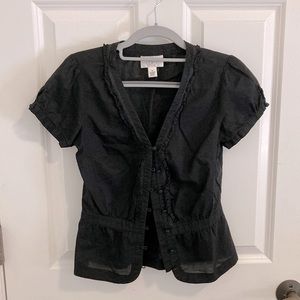 Ann Loft Petites 100% cotton blouse, size OP